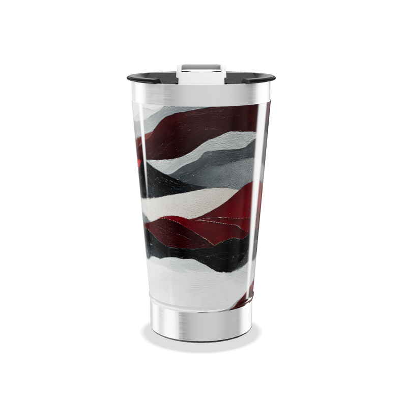 Copo Térmico - Estampa Abstrata Colorida