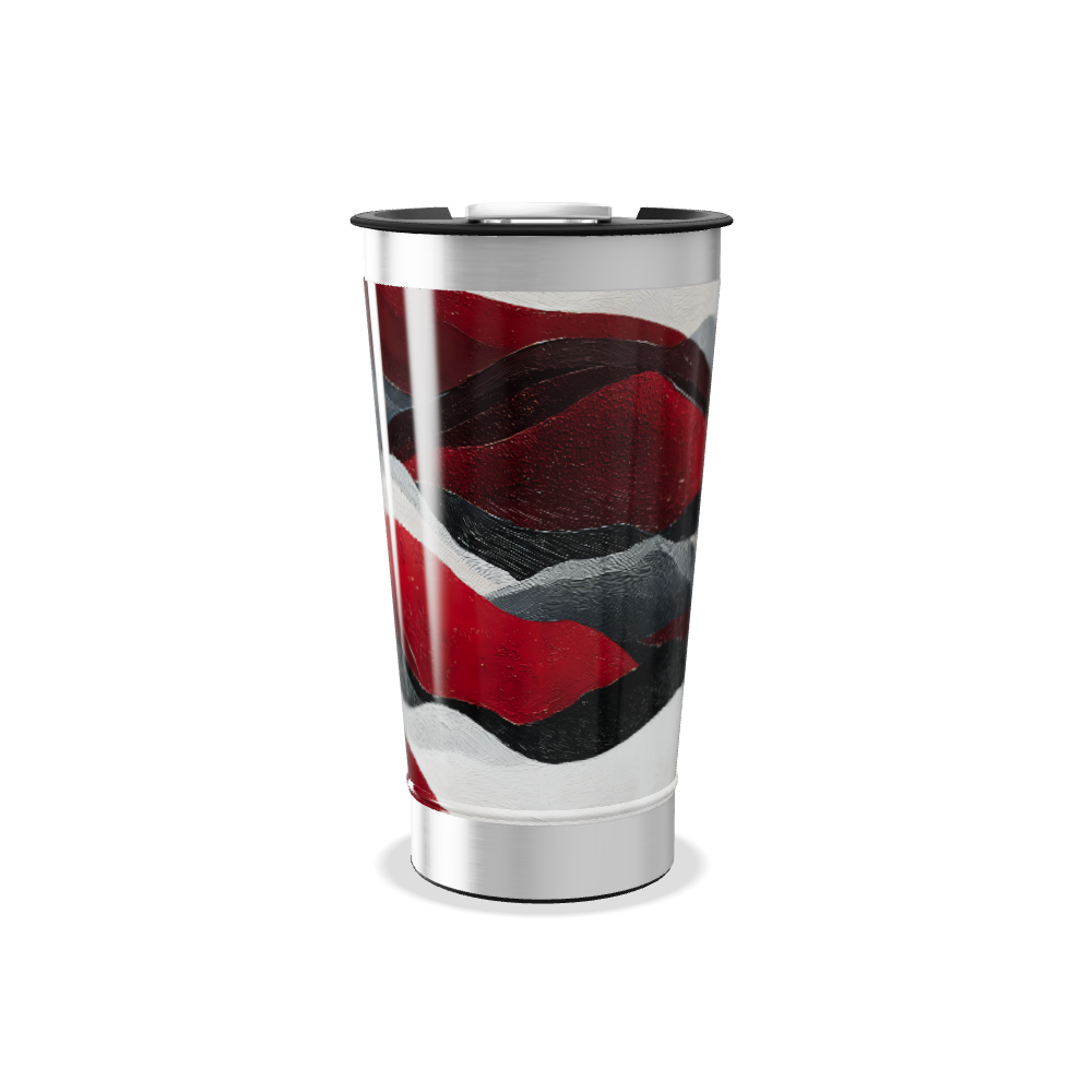 Copo Térmico - Estampa Abstrata Colorida