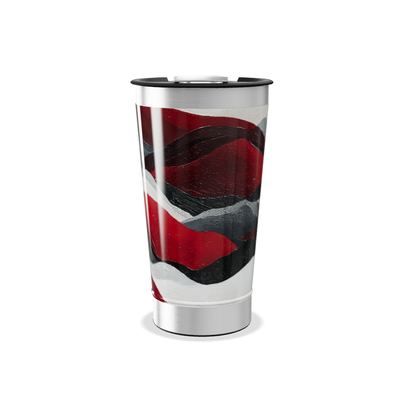 Copo Térmico - Estampa Abstrata Colorida