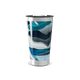 Copo Térmico - Ondas Azul Aço Inox