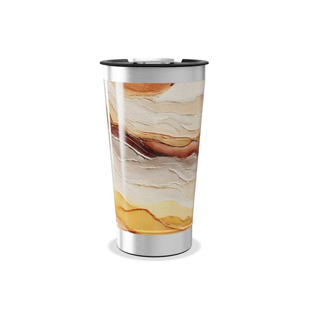 Copo Térmico - Estampa Ondas Coloridas