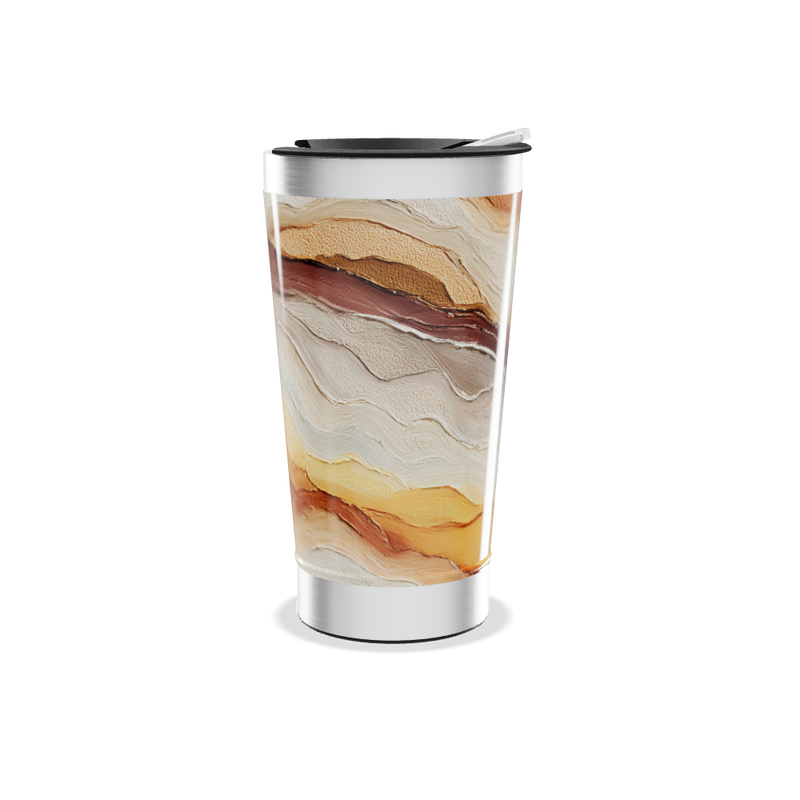 Copo Térmico - Estampa Ondas Coloridas