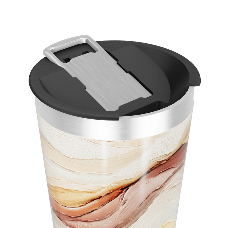 Copo Térmico - Estampa Ondas Coloridas