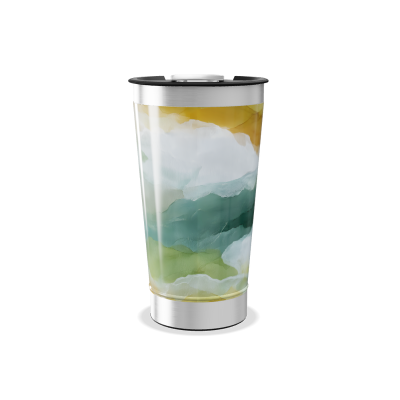 Copo Térmico - Estampa Aquarela Colorida