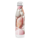 Garrafa Inox - Estampa Pedras Rosa e Branco