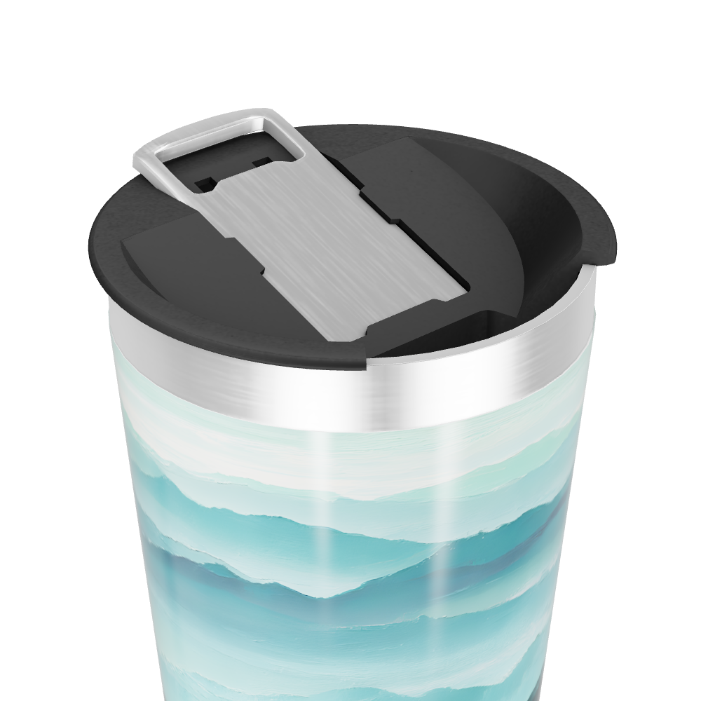 Copo Térmico - Estampa Montanhas Azul