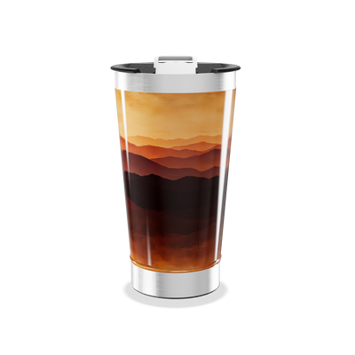 Copo Térmico - Paisagem Cores Quentes