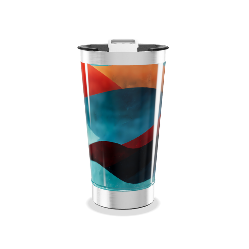 Copo Térmico - Multicolorido com Tampa