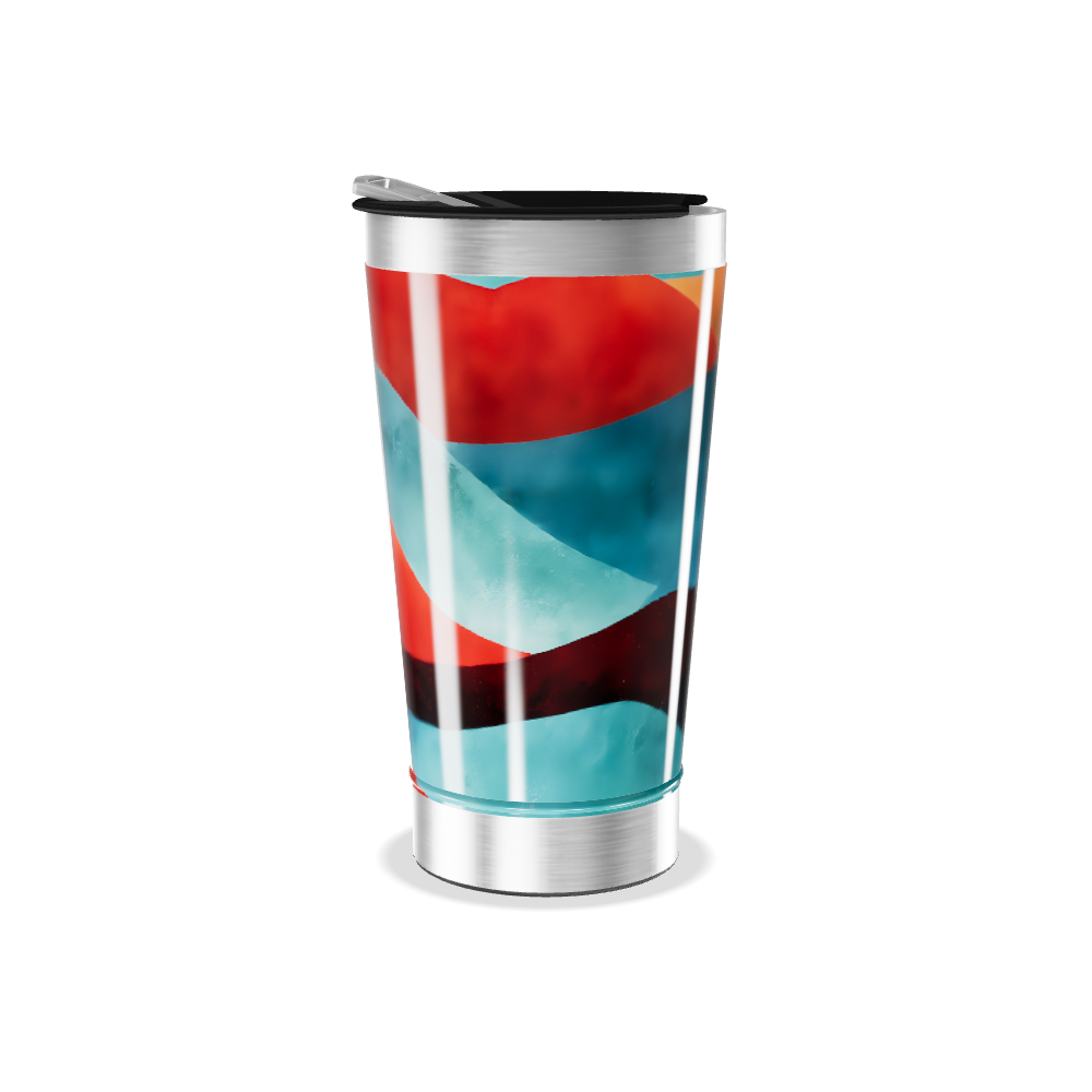 Copo Térmico - Multicolorido com Tampa