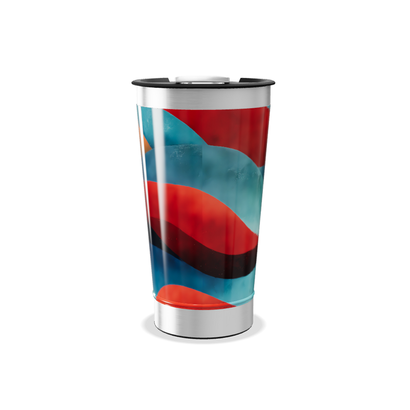 Copo Térmico - Multicolorido com Tampa