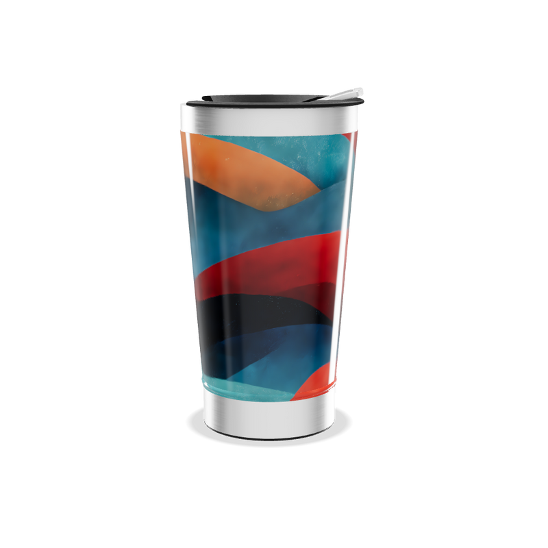 Copo Térmico - Multicolorido com Tampa