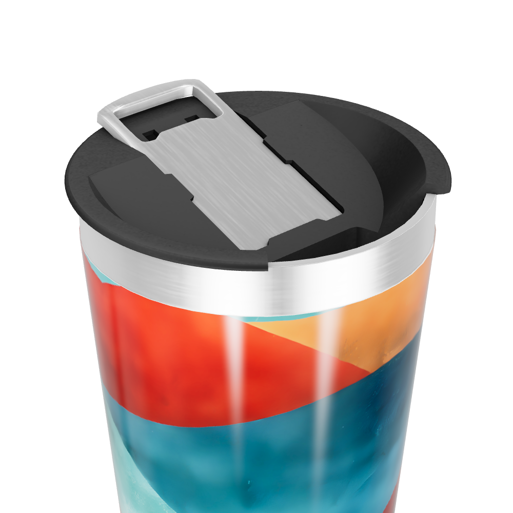 Copo Térmico - Multicolorido com Tampa