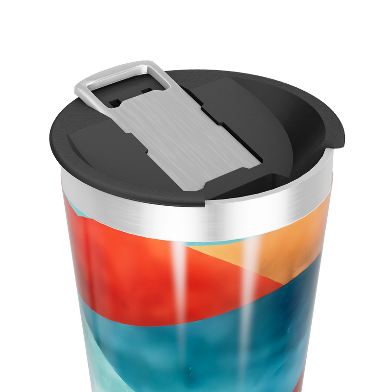Copo Térmico - Multicolorido com Tampa