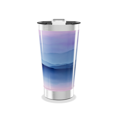 Copo Térmico - Azul Degradê Inox