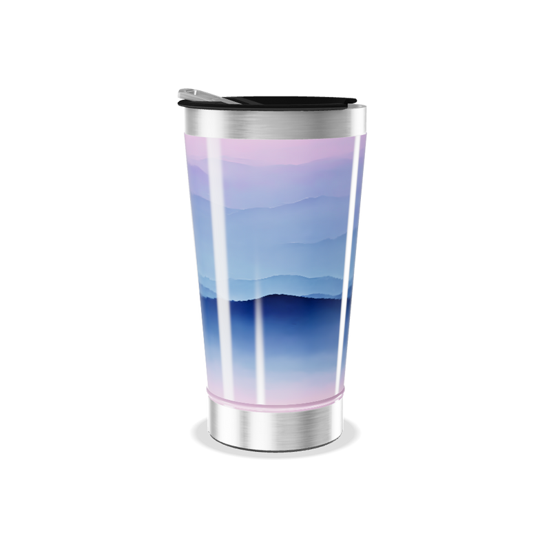 Copo Térmico - Azul Degradê Inox