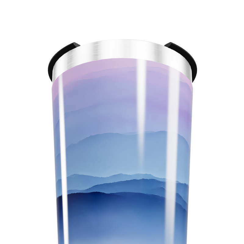 Copo Térmico - Azul Degradê Inox