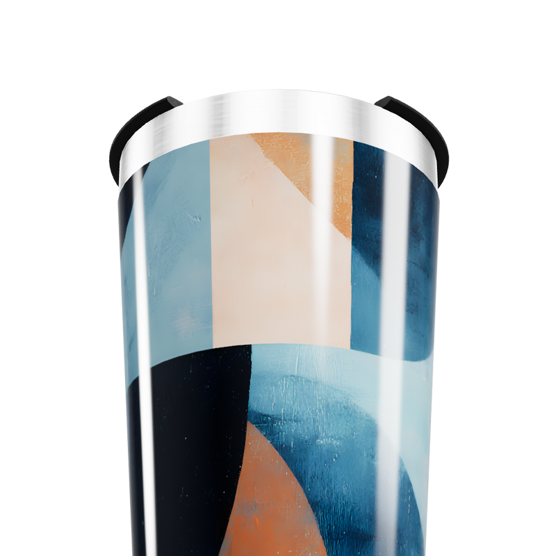 Copo Térmico - Design Abstrato Colorido