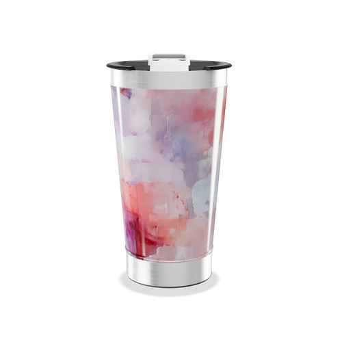 Copo Térmico - Estampa Abstrata Colorida