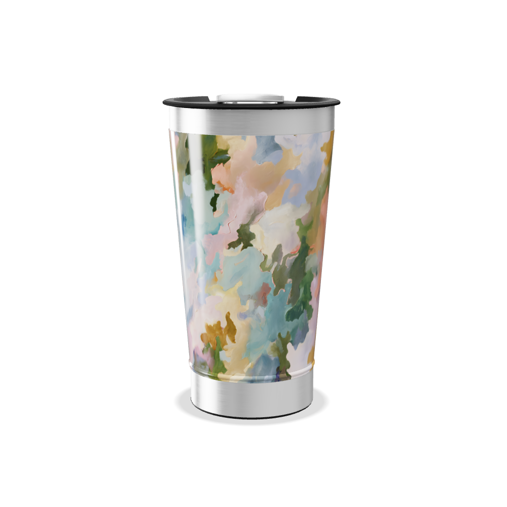 Copo Térmico - Estampa Abstrata Colorida