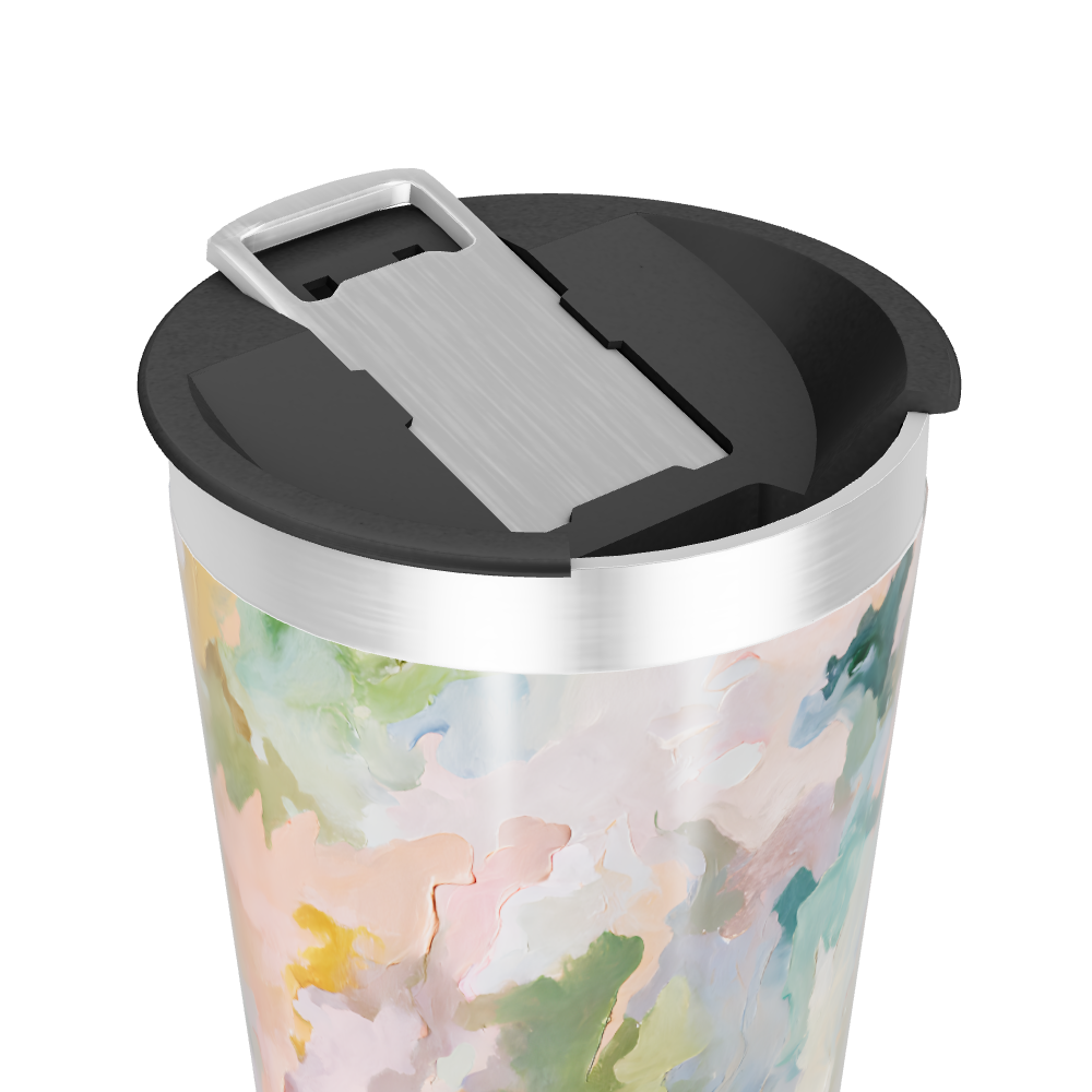 Copo Térmico - Estampa Abstrata Colorida