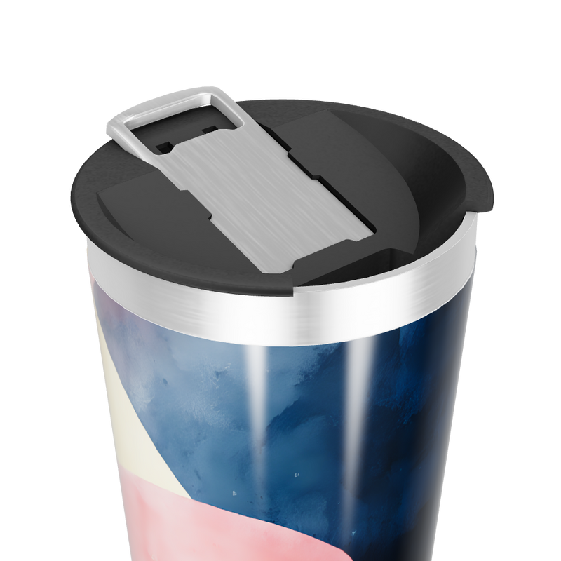 Copo Térmico - Estampa Abstrata Colorida