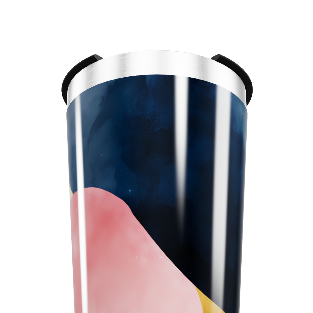 Copo Térmico - Estampa Abstrata Colorida