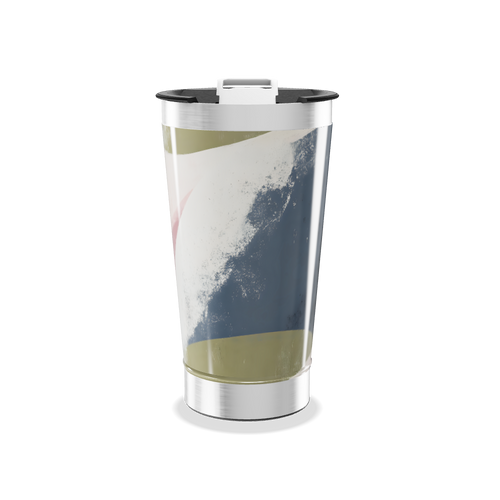 Copo Térmico - Estampa Abstrata Colorida