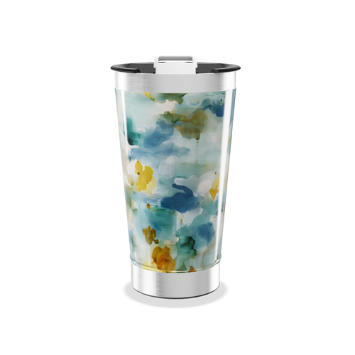Copo Térmico - Estampa Aquarela Colorida
