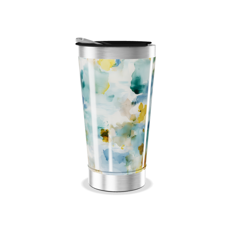 Copo Térmico - Estampa Aquarela Colorida