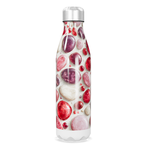 Garrafa Inox - Design Pedras Coloridas