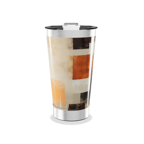 Copo Térmico - Estampa Geométrica Colorida