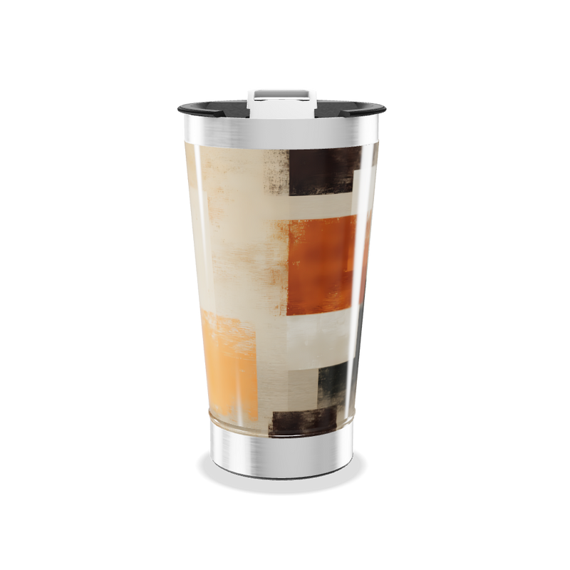 Copo Térmico - Estampa Geométrica Colorida