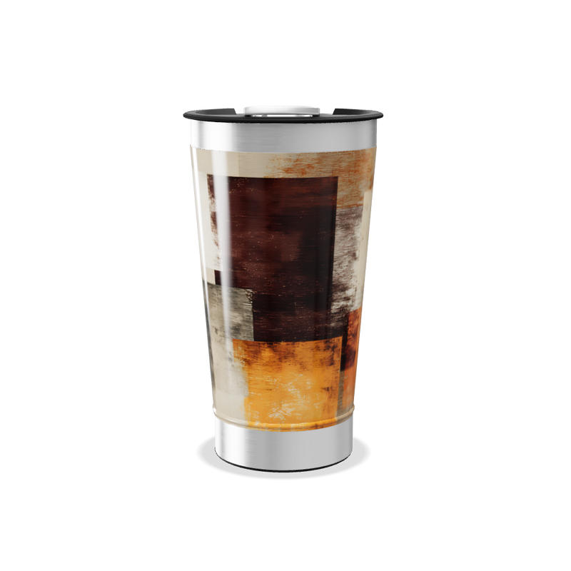 Copo Térmico - Estampa Geométrica Colorida