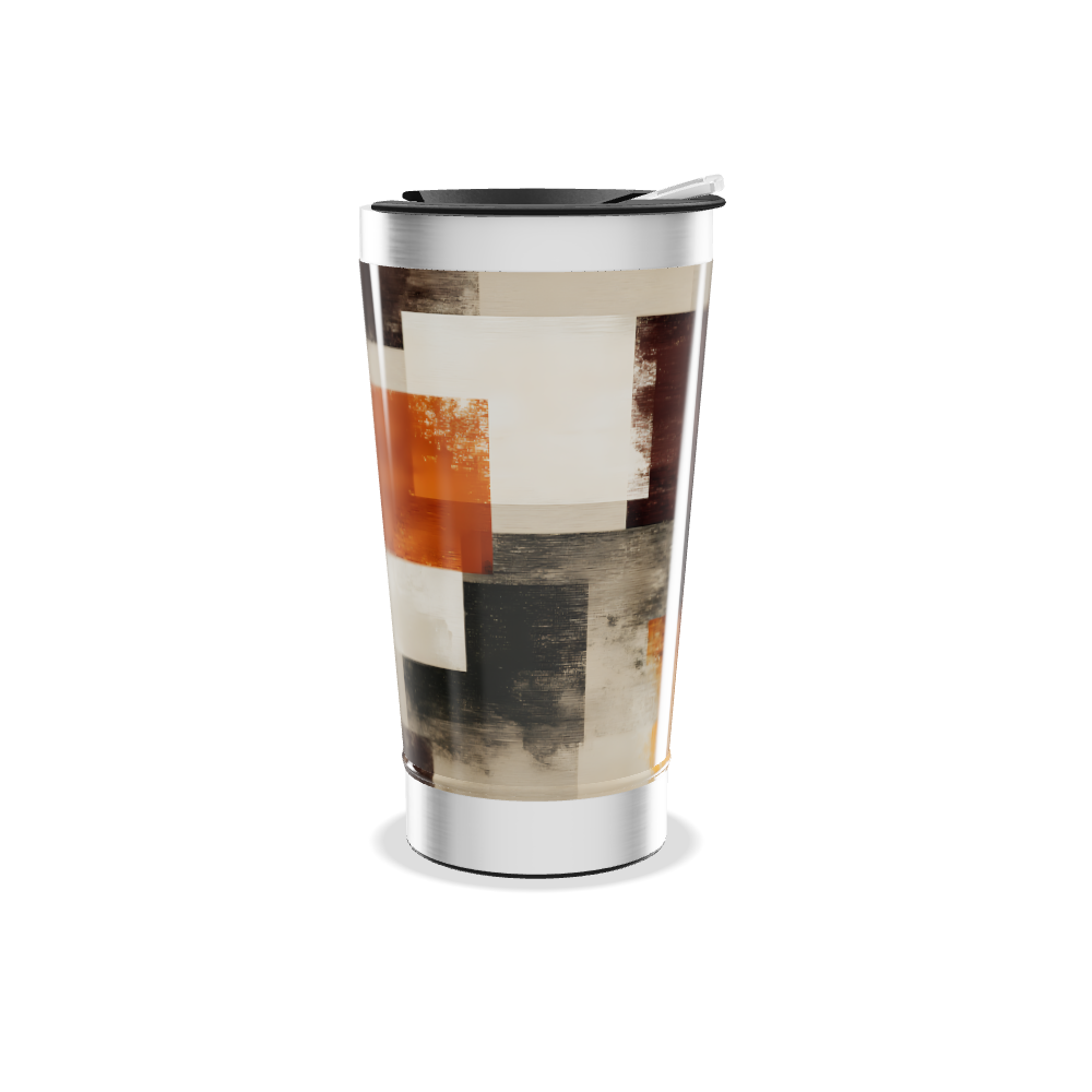 Copo Térmico - Estampa Geométrica Colorida