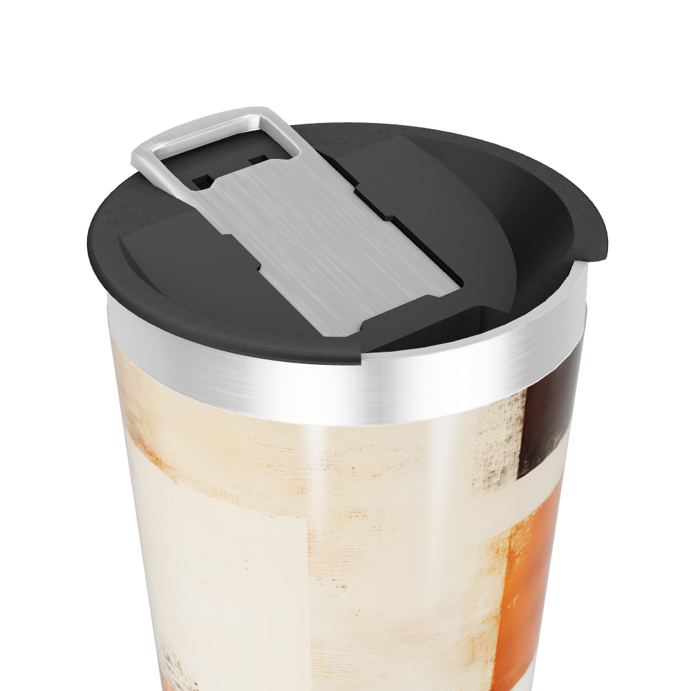 Copo Térmico - Estampa Geométrica Colorida