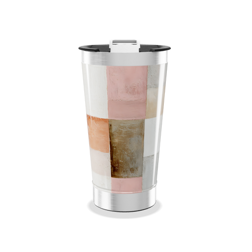 Copo Térmico - Com estampa colorida geométrica