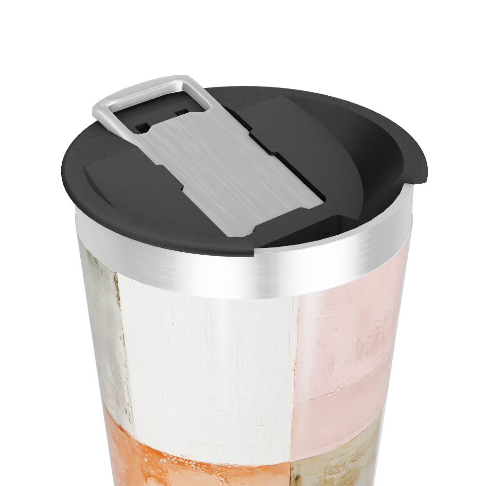 Copo Térmico - Com estampa colorida geométrica