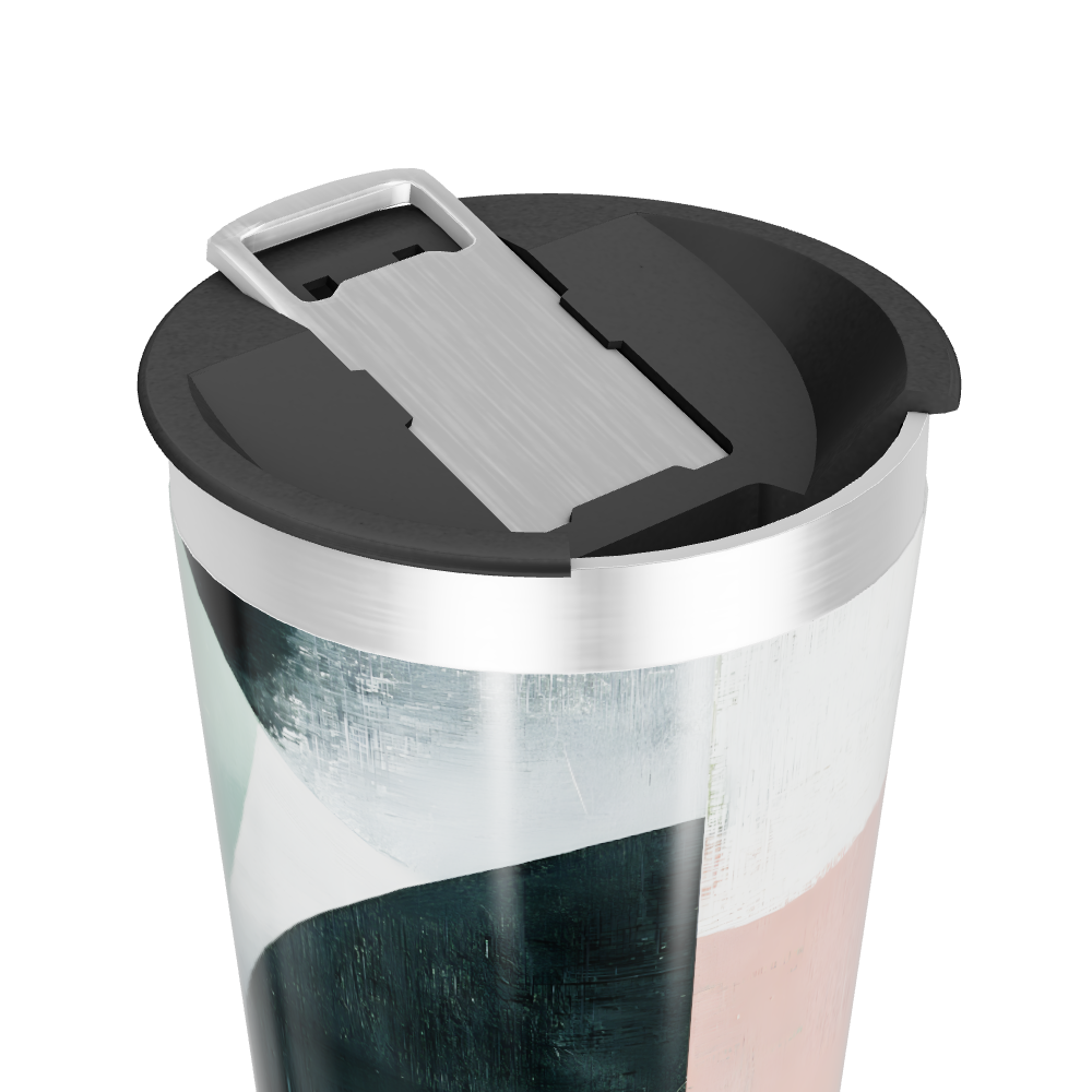 Copo Térmico - Estampa Geométrica Colorida