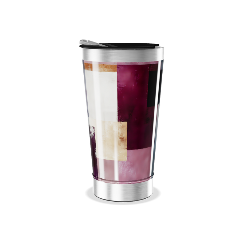 Copo Térmico - Estampa Geométrica Colorida