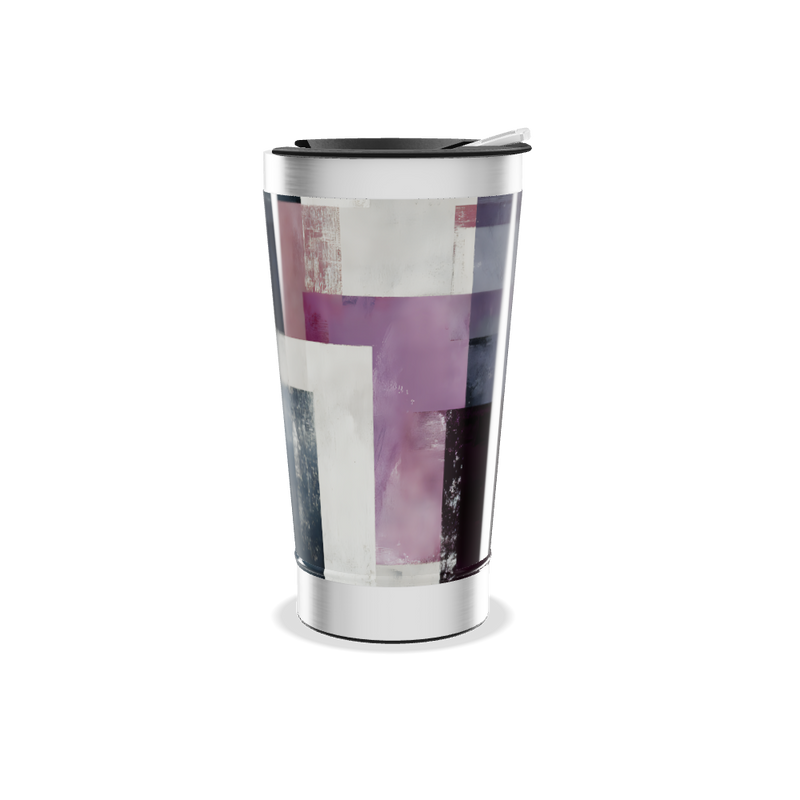 Copo Térmico - Estampa Geométrica Colorida