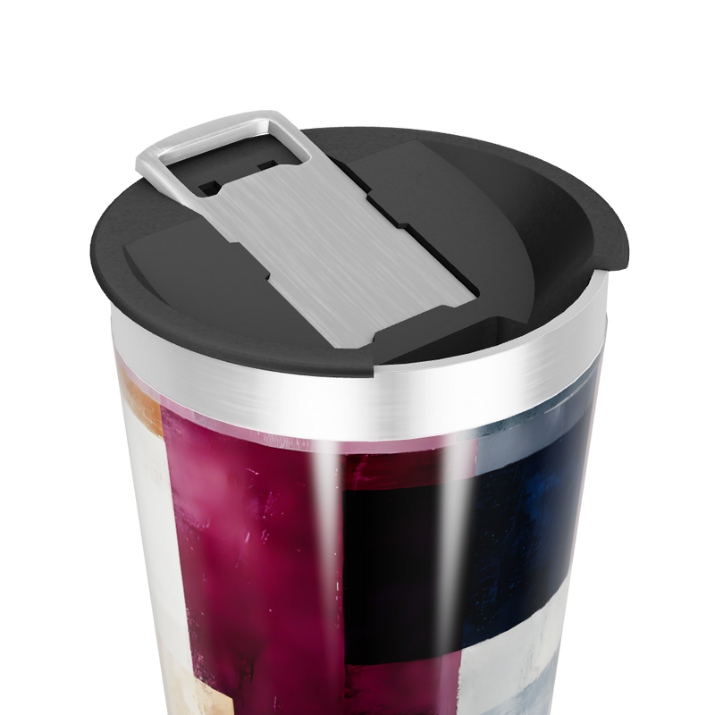 Copo Térmico - Estampa Geométrica Colorida