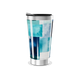Copo Térmico - Estampa Geométrica Azul