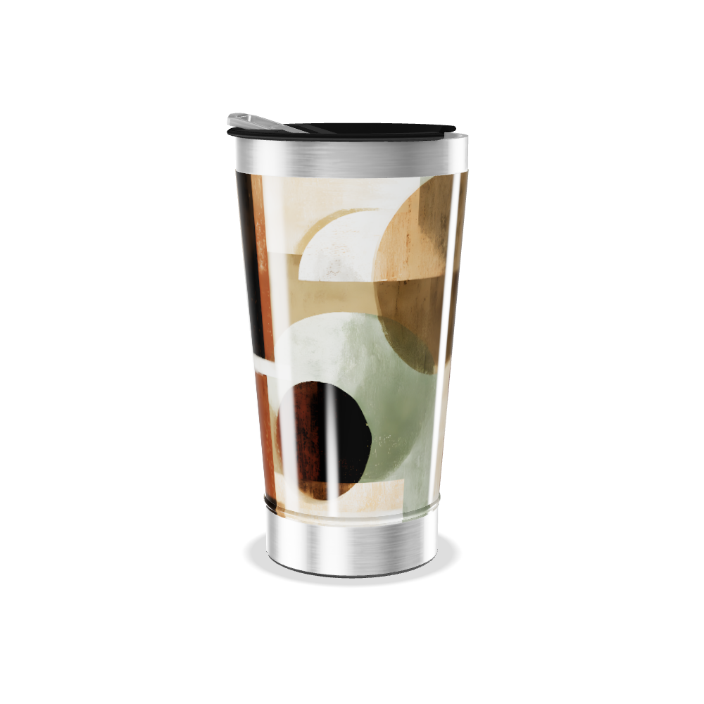 Copo Térmico - Estampa Geométrica Colorida