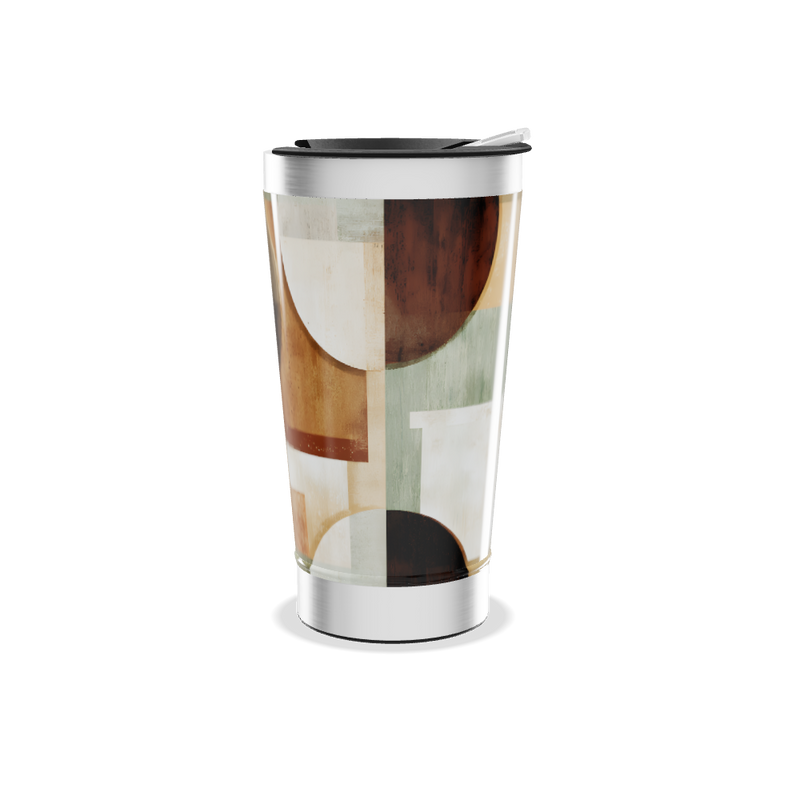 Copo Térmico - Estampa Geométrica Colorida