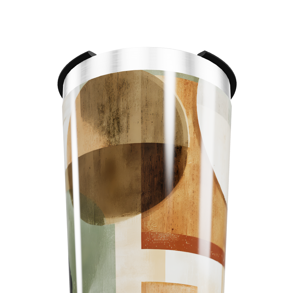 Copo Térmico - Estampa Geométrica Colorida