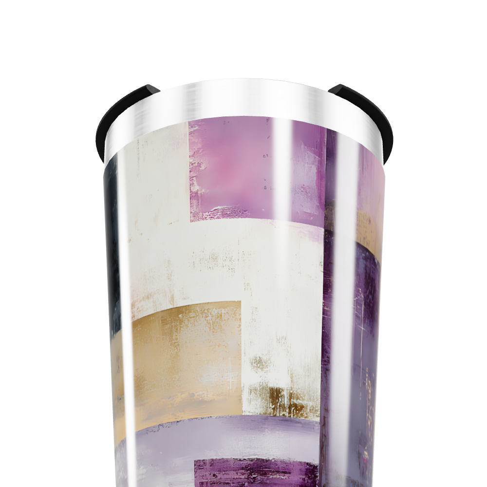 Copo Térmico - Com estampa geométrica colorida