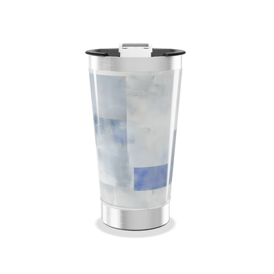 Copo Térmico - Aço Inox com Estampa Azul