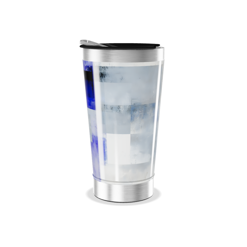 Copo Térmico - Aço Inox com Estampa Azul