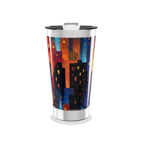 Copo Térmico - Cidade Colorida Inox