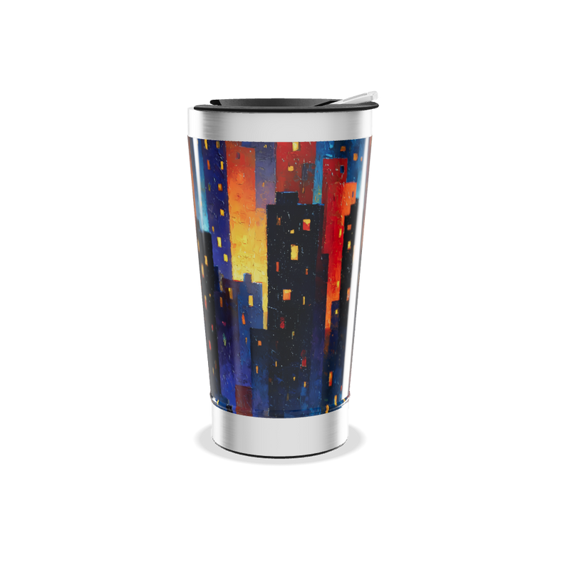Copo Térmico - Cidade Colorida Inox
